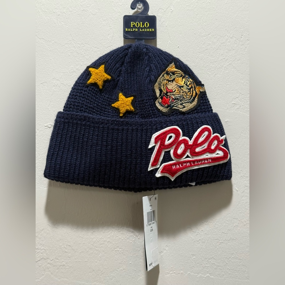 Polo by Ralph Lauren Blue and Yellow Star Patch Hat (sold out!!!!!!)